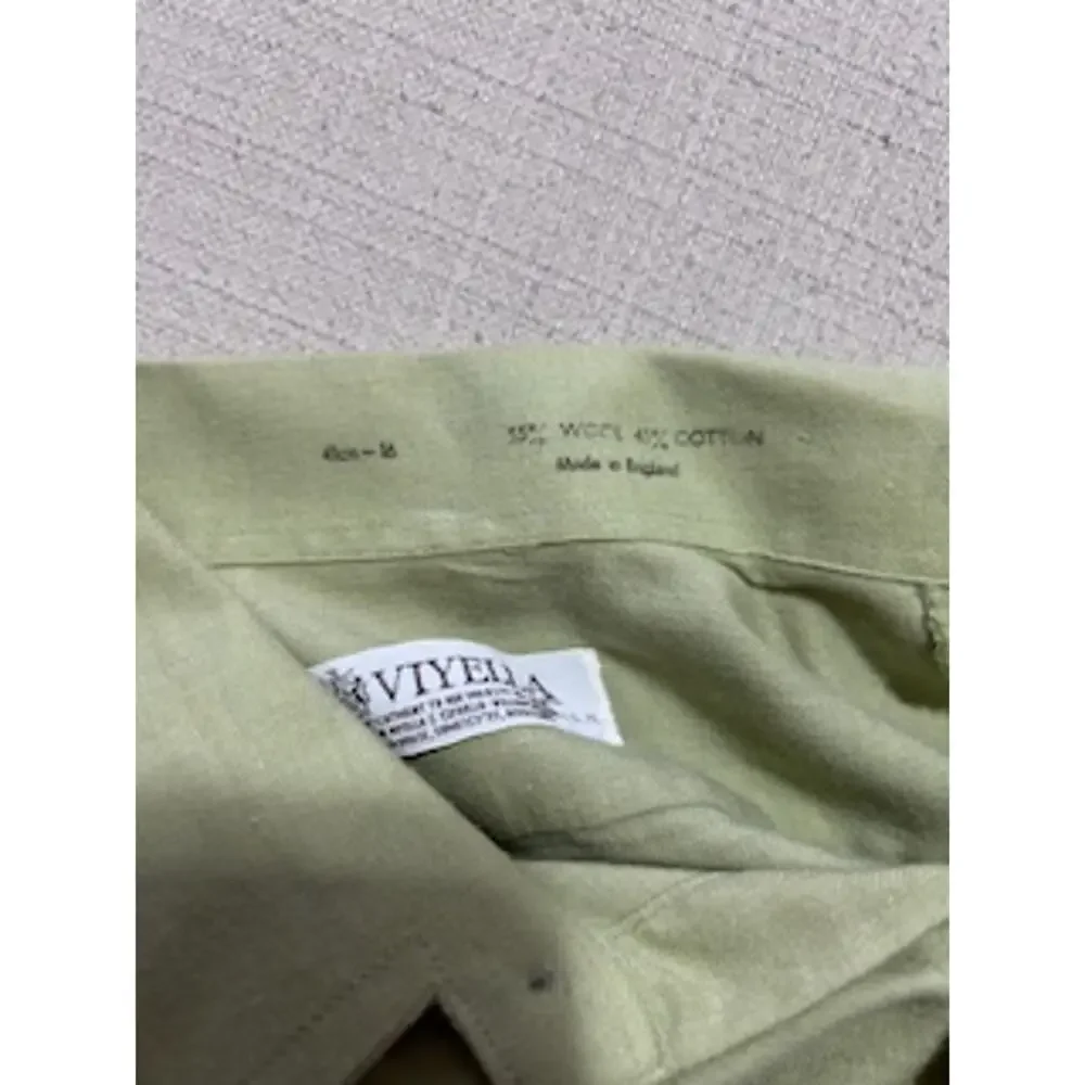Viyella Men's sz L Wool Cotton Blend Long Sleeve Shirt